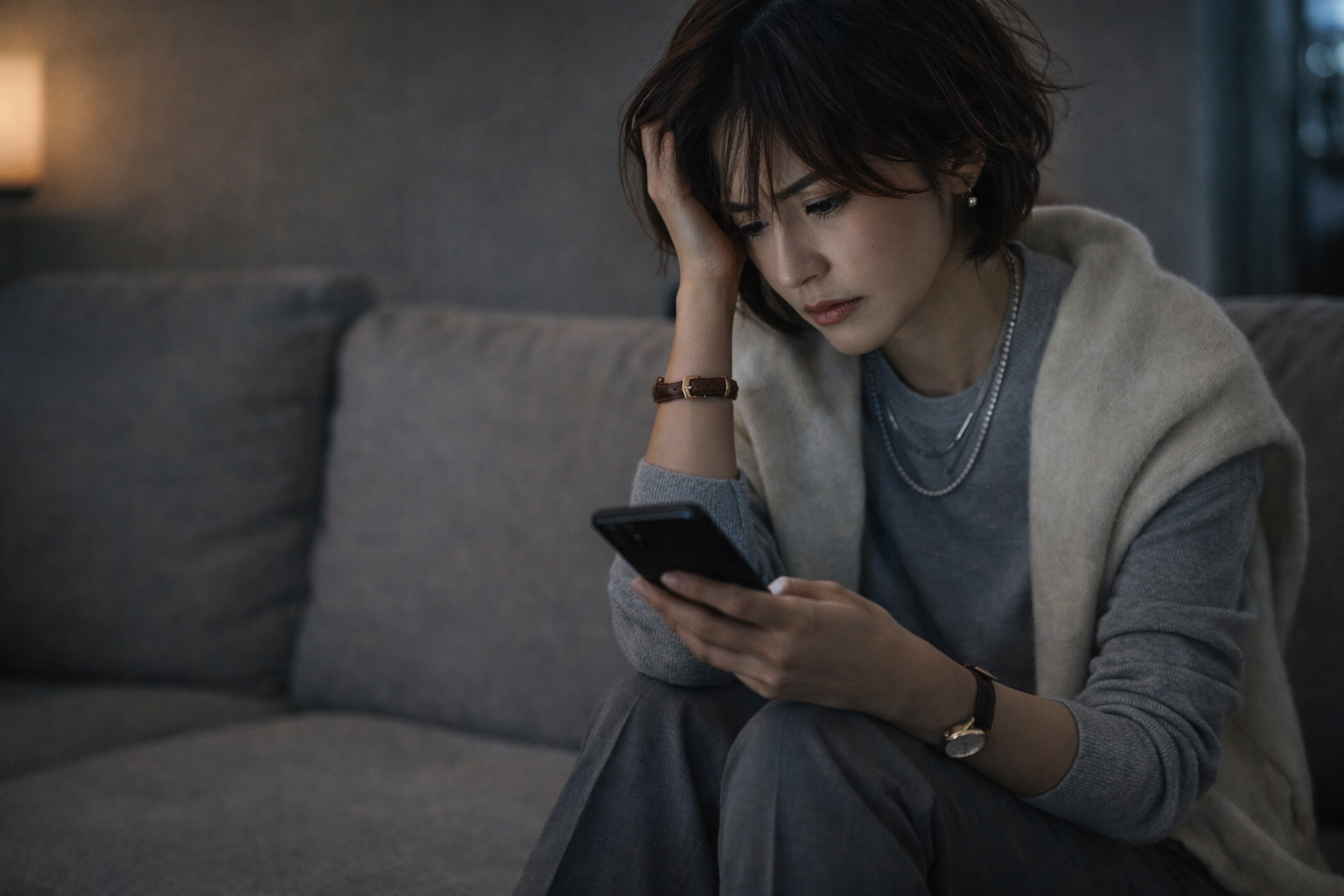 不倫中の彼が返信しない理由。未読・既読が止まった夜に女性が取るべき行動